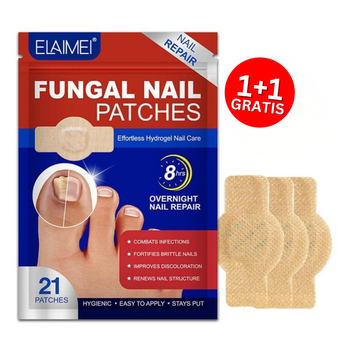 FungalPatches, regenerační náplasti pro péči o poškozené nehty (21 ks.) (1+1 ZDARMA )