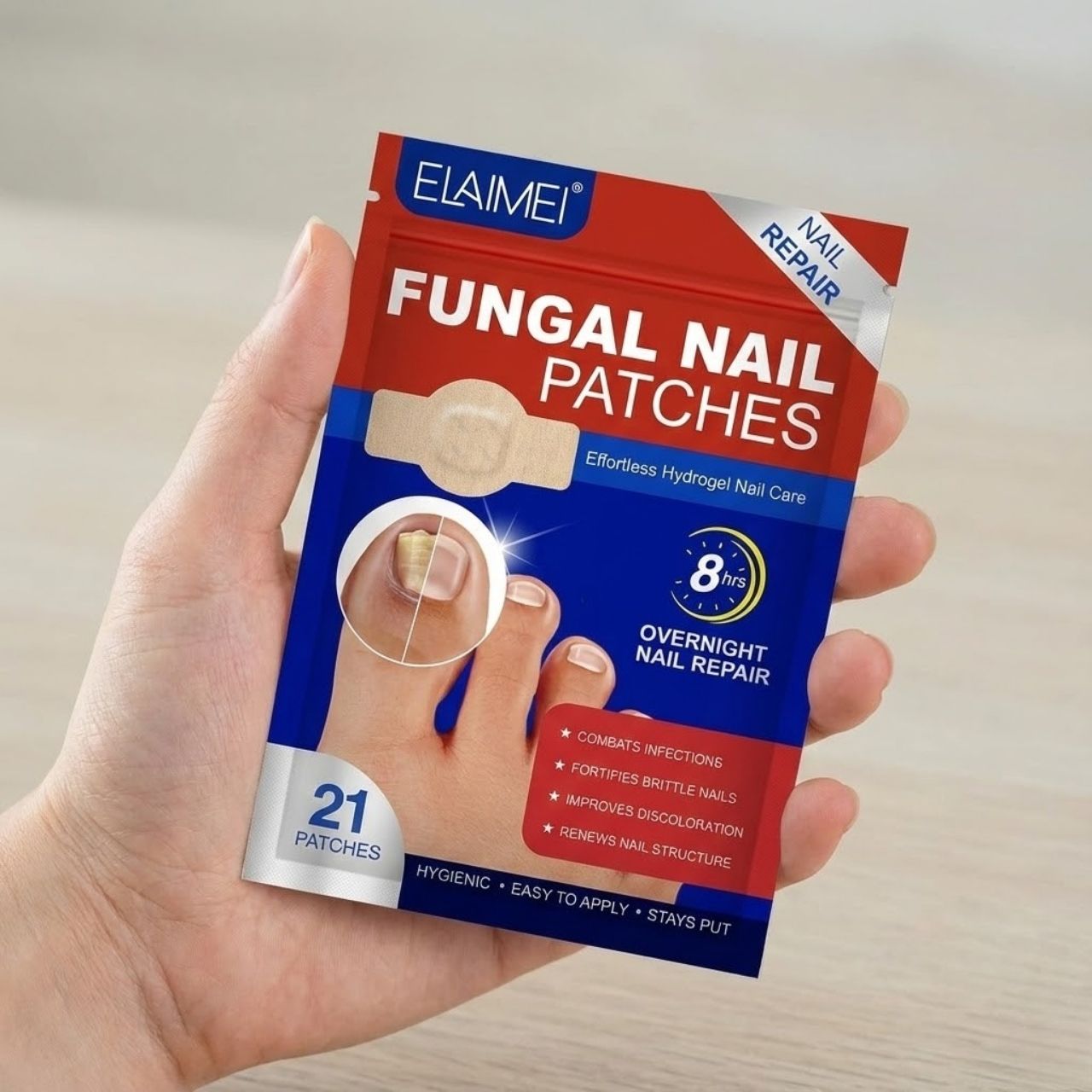 FungalPatches, regenerační náplasti pro péči o poškozené nehty (21 ks.) (1+1 ZDARMA ) - Image 5
