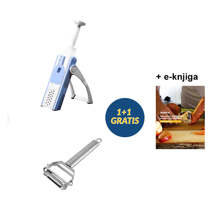 ChopBundle – sekáček na zeleninu + kráječ, škrabka a e-kniha