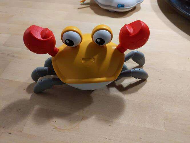 CrawlingCrab, interaktivní krab, který se pohybuje, když se k němu přiblížíte