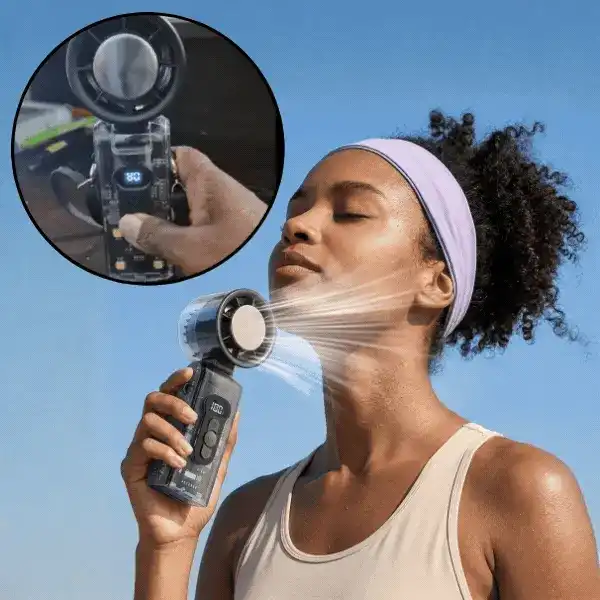 3 v 1 skládací ruční ventilátor, CyberFan