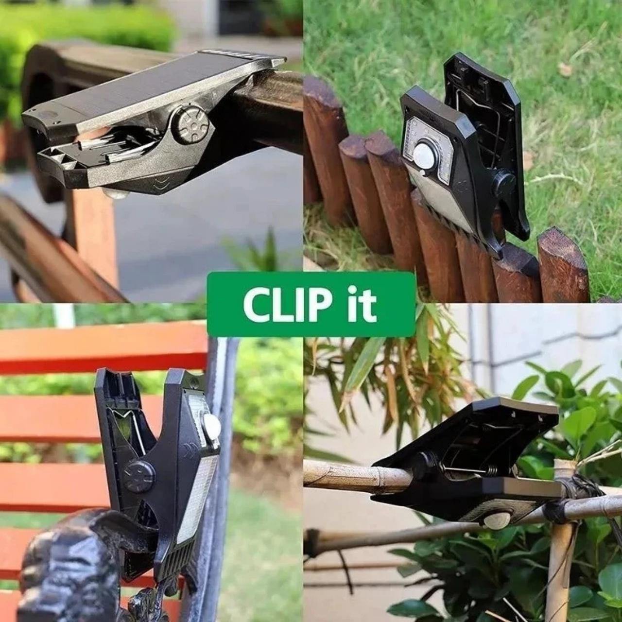 DeckClip, solární zahradní osvětlení s klipem a senzorem pohybu - Image 5