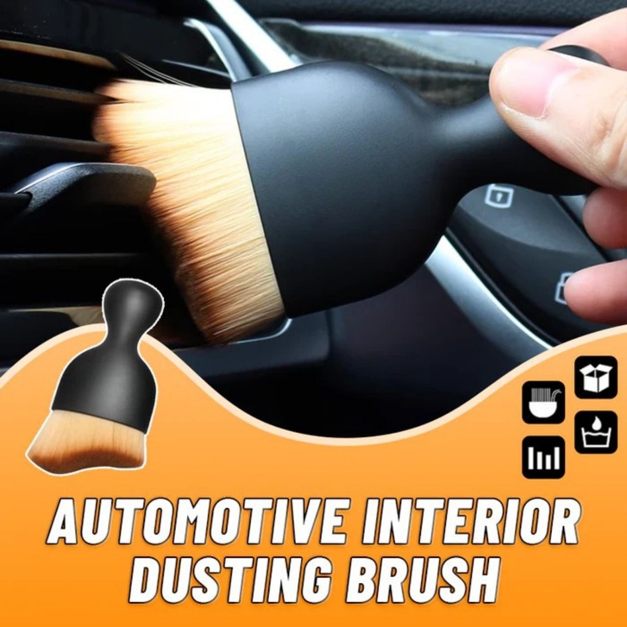Dustco, kartáč na čištění interiéru auta