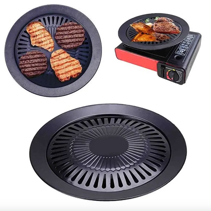 GrillPan, grilovací deska, která se dá použít venku nebo uvnitř