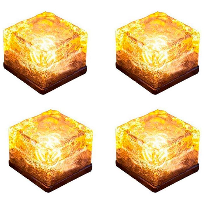 IceCubeLights, solární zahradní osvětlení ve tvaru kostky (2 ks) - Image 1