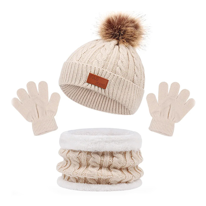 KnittSet, teplá zimní dětská sada