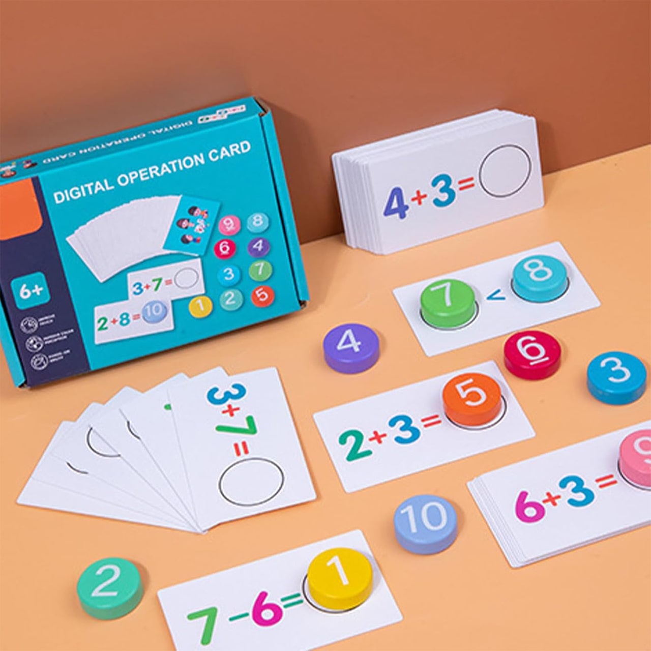 MathCards, vzdělávací hra pro učení sčítání a odčítání
