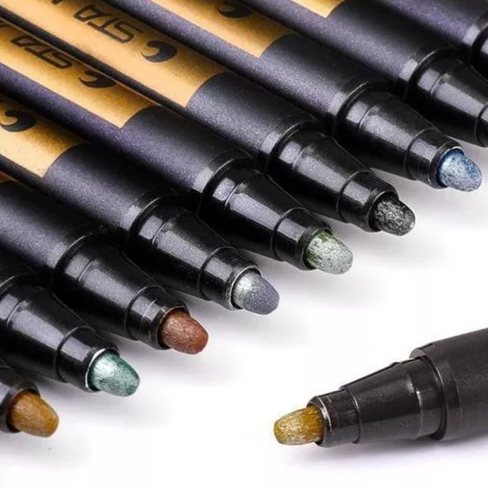 MetallicColorPen, 10-dílná sada fixů na tvoření - Image 5