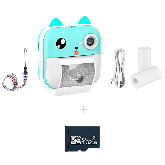 PrintBundle – fotoaparát s tiskem + 2 role papíru a Micro SD karta