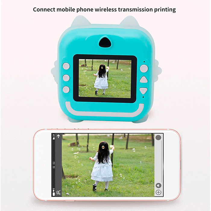PrintBundle – fotoaparát s tiskem + 2 role papíru a Micro SD karta - Image 5