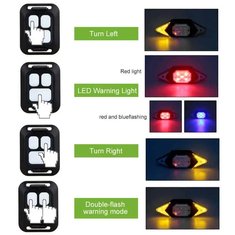 RearLightIndicator, cyklistický ukazatel s bezdrátovým dálkovým ovládáním - Image 7