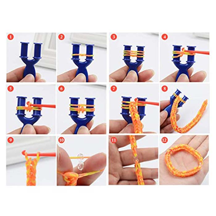 RubberBands, sada na výrobu náramků, přívěsků a dalších doplňků