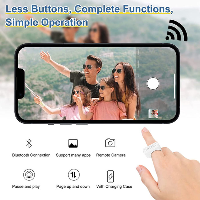 ScrollControl, Bluetooth dálkové ovládání s praktickou nabíjecí krabičkou - Image 3