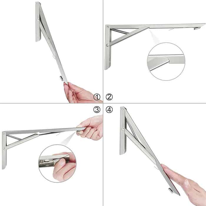 SimpleBracket, skládací držák nábytku (2 ks.) - Image 3