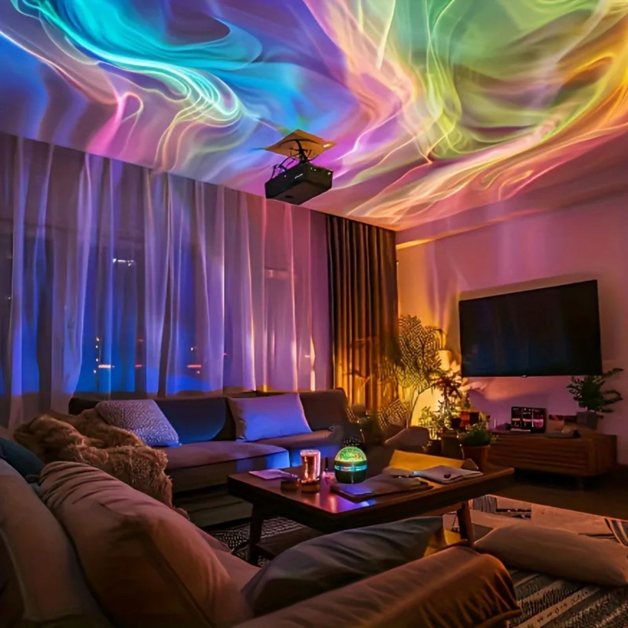 SkyStarry, LED noční lampa s hvězdnou oblohou - Image 3