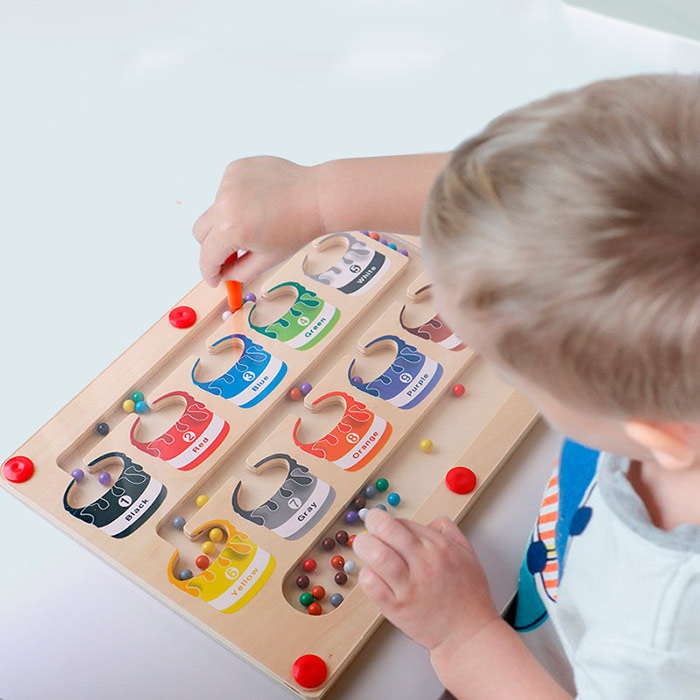 SortBoard, didaktická hračka pro třídění a výuku barev - Image 4