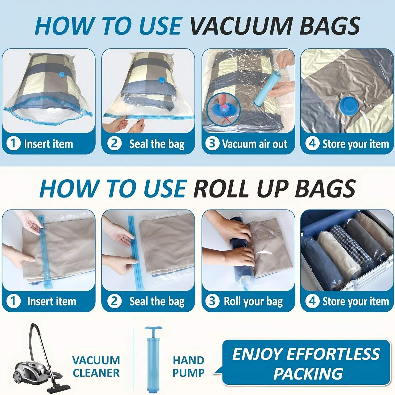 Vakuové úložné pytle na oblečení, SpaceBags - Image 3