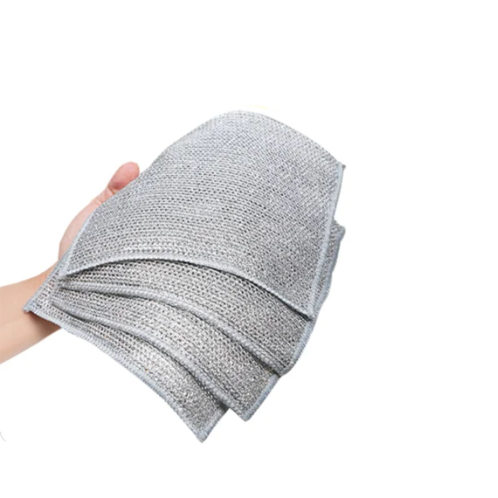 SteelCloths, pevné hadříky na čištění tvrdých skvrn (4 ks)