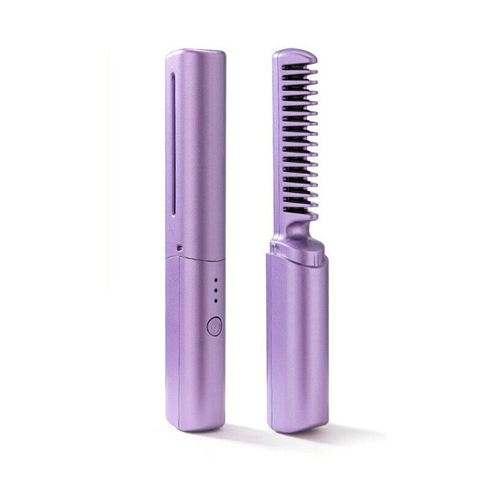 StraightHair, přenosný hřeben ve tvaru žehličky na vlasy