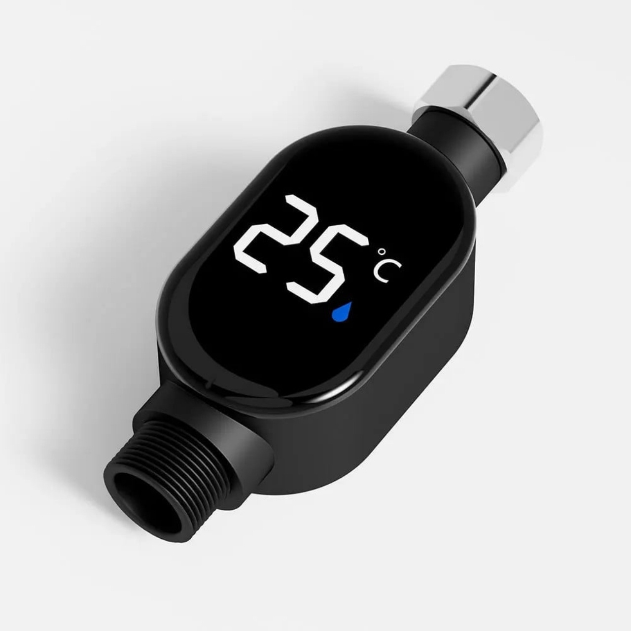 ThermFlow, chytrý LED sprchový teploměr
