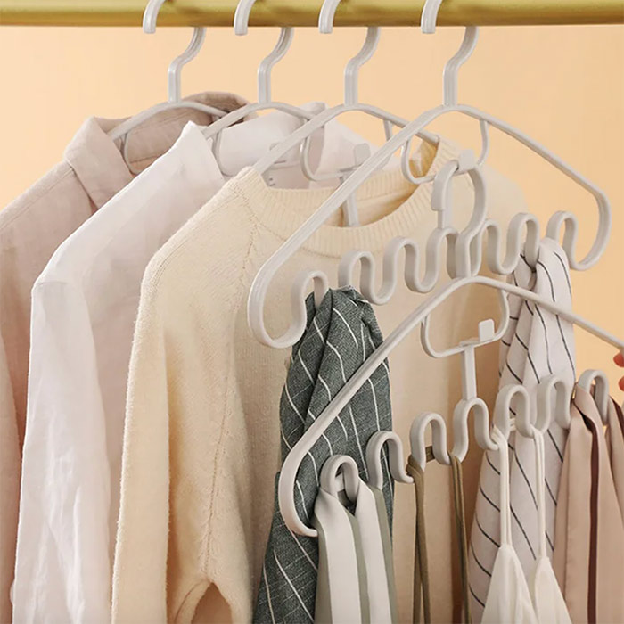 WavyHanger, věšák na zavěšení několika kusů oblečení najednou (10 kusů) - Image 7