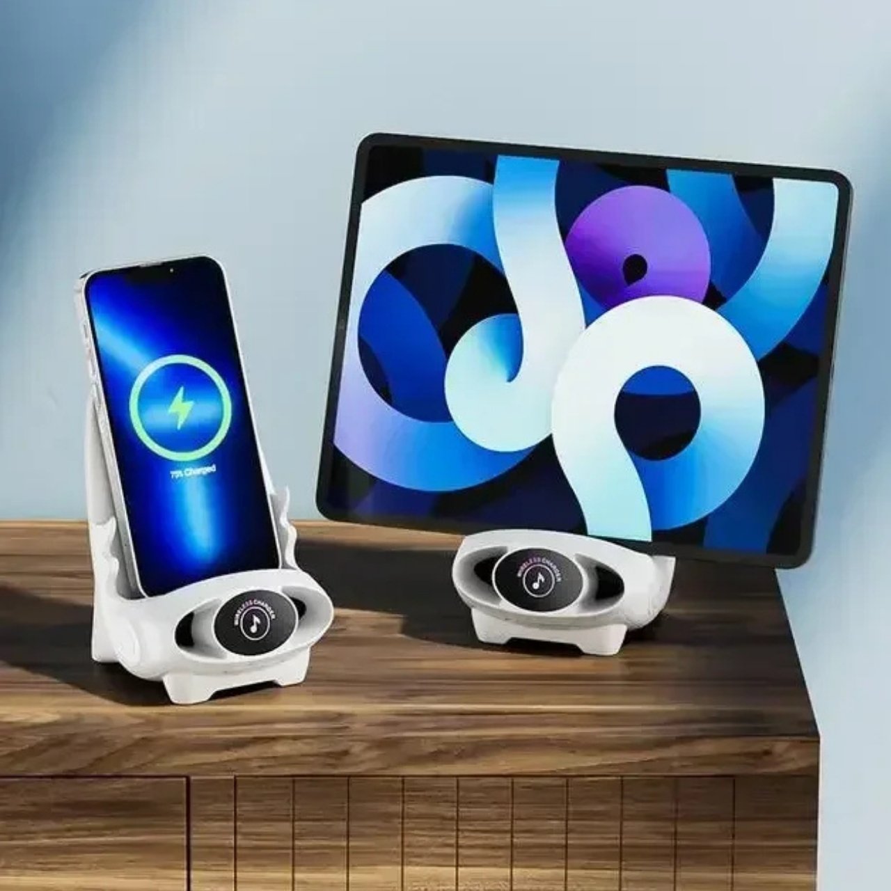 WirelessCharger, bezdrátová rychlá nabíječka a držák na telefon v jednom - Image 6